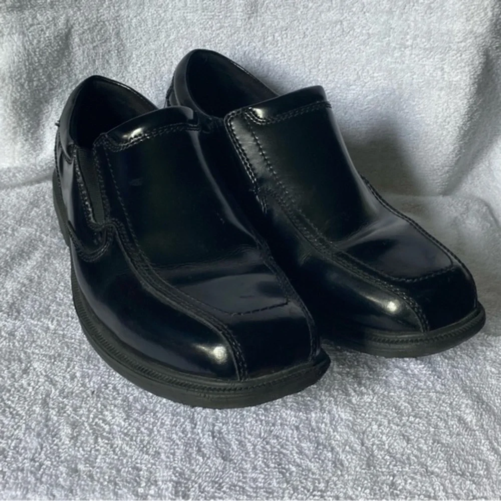 Nunn Bush‎ Kore Shoes Mens Size 9.5 Wide Black Slip On Leather Uppers